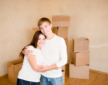 Local office furniture and equipment being prepared for relocation