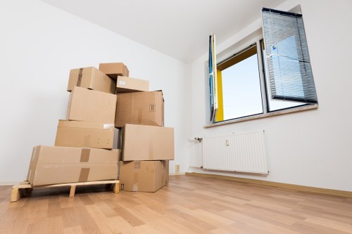 Man and van handling a flat move in Hampstead London