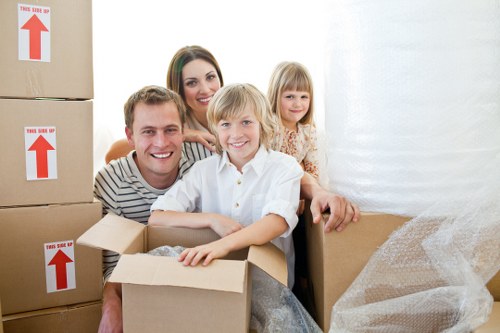 Secure moving van and safety-focused removal process in Hampstead